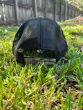 BottomLand/Black MO Leather Patch Hat