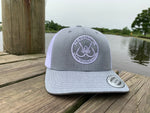 HeatherGrey/White MO Hooks Hat