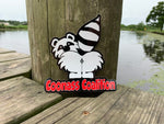 Coonass Coalition Sticker